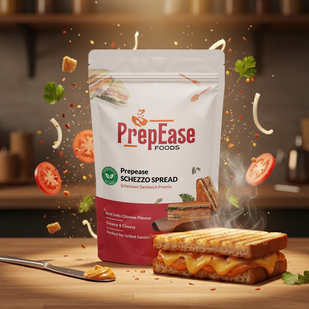 <b>Schezzo Spread</b> <br>(Schezwan Sandwich Premix)